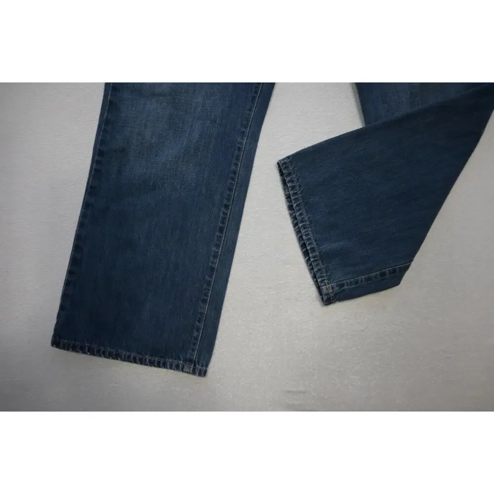 Urban Pipeline Relaxed‎ Straight Rugged Denim Blue Jeans Mens Sz 38 x 30